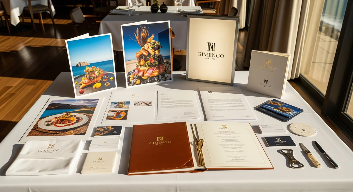 Menús impresos y material publicitario para restaurantes en Los Cabos y La Paz por Meridiano 109